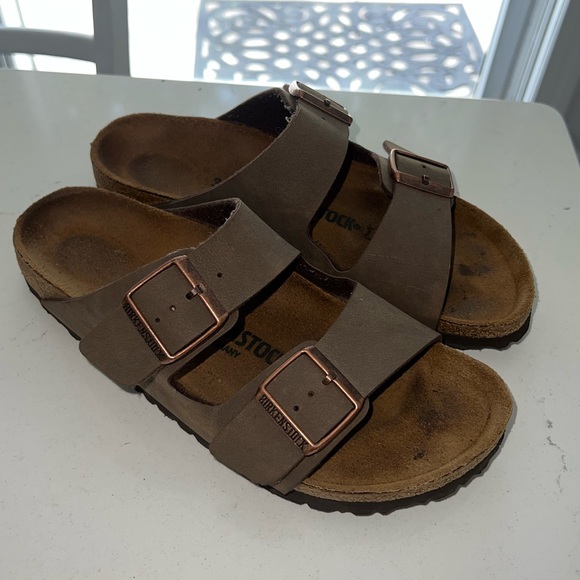 Birkenstock Arizona Slide Sandal - Women's Mocha - Picture 2 of 4